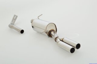 back-silencer stainless steel