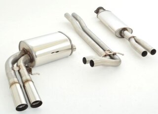 63.5mm catback-system stainless steel