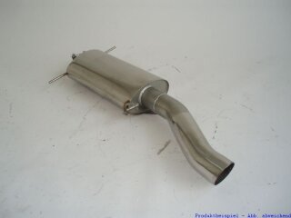 back-silencer stainless steel