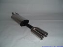 back-silencer stainless steel