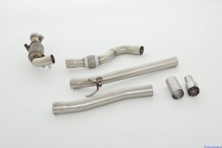 Friedrich Motorsport 70mm Downpipe mit 200 Zellen HJS Sport-Kat. Edelstahl