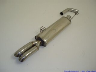 back-silencer stainless steel