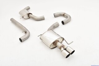 76mm catback-system stainless steel