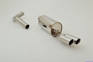 back-silencer stainless steel