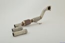 76mm downpipe with 200 cells HJS sport-catalyst stainless...