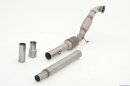 76mm downpipe with 200 cells HJS sport-catalyst stainless...