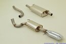 63.5mm catback-system stainless steel