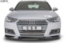 CSR Cup-Spoilerlippe mit ABE f&uuml;r Audi A4 B9 (Typ 8W) CSL387