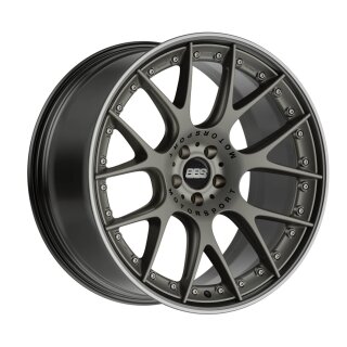 BBS CH-RII 10.5x22 5/112 ET26 Platinum/Black FlowForming Wheel