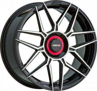 Motec MCT14-GT,one 8,5x19 5/108 ET40 Black polished alloy rim