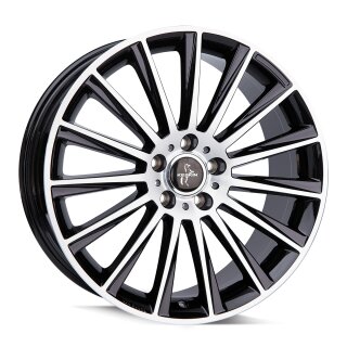 Keskin KT18 8.5x19 5/112 ET45 NB72.6 Black Front Polish