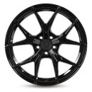 Keskin KT19 8.5x19 5/108 ET45 NB72.6 Black Painted