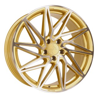 Keskin KT20 8,5x19 5/112 ET45 Gold frontpoliert Alufelge