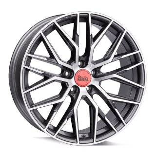 MAM RS4 8,5x19 5/112 ET30 Palladium frontpoliert Alufelge