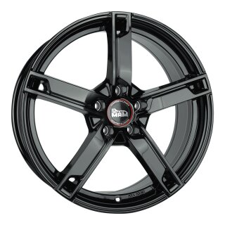 MAM W4 7.0x17 5/120 ET35 NB72.6 Black Painted