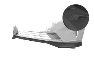 CSR Cup-Spoilerlippe mit ABE für BMW X4 (G02) CSL670-L