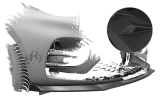 CSR Cup-Spoilerlippe mit ABE für Renault Zoe CSL632-M
