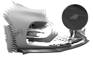 CSR Cup-Spoilerlippe mit ABE für Renault Zoe CSL632-S