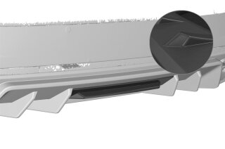 CSR Heckansatz für Skoda Octavia 3 Typ 5E RS HA439-L