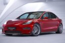 CSR Seitenscheibenblenden f&uuml;r Tesla Model 3 SSB005-C