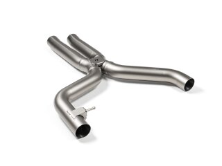 Akrapovic Evolution Link pipe set Titan - Short