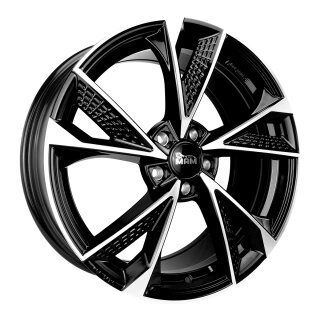 MAM RS6 8.5x20 5/120 ET35 Schwarz frontpoliert Alloy rim