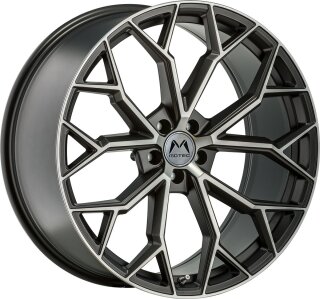 Motec MCT17-Bull 8,5x19 5/112 ET45 Dark grey polished Alufelge