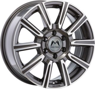 Motec WM1-Vantastic 7,0x17 5/130 ET62 Grey polished alloy rim