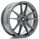 Japan Racing JR21 7,0x17 4/100-114,3 ET20-40 Hyper Grau...