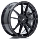 Japan Racing JR21 7,0x17 5/100 ET40 Schwarz Alufelge