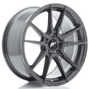 Japan Racing JR21 8,5x18 5/112 ET45 Hyper Grau Alufelge