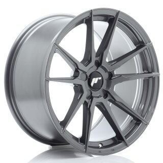 Japan Racing JR21 9,5x18 5/100-120 ET20-40 Hyper Grau Alufelge