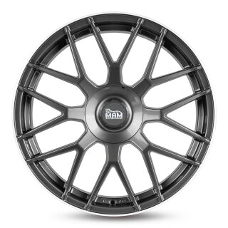 MAM GT1 8.0x18 5/114,3 + 120 ET45 Palladium Lip Polish Alloy rim