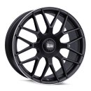 MAM GT1 9,5x20 5/120 ET35 Matt Black Lip Polish aluminium rim