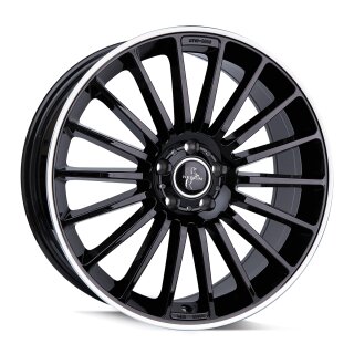 Keskin KT15 6.0x15 5/100 ET38 Black Lip Polish Alloy rim