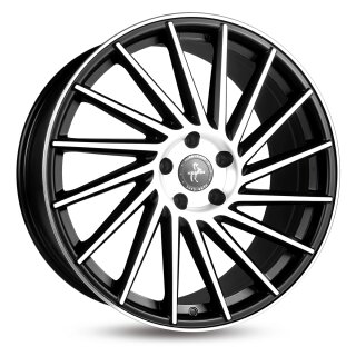 Keskin KT17 11.0x21 5/120 ET38 Matt Black Front Polish Alloy rim