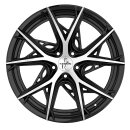 Keskin KT24 8.5x19 5/108 ET40 Black Front Polish Alloy rim