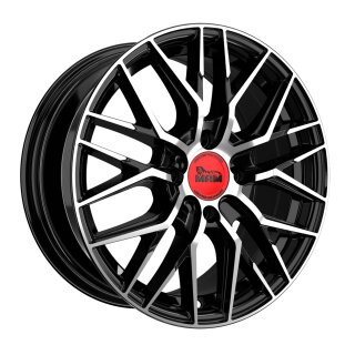 MAM RS4 6.0x15 4/98 ET35 Black Front Polish Alloy rim