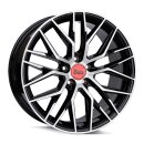 MAM RS4 6,0x15 5/100 ET38 Black Front Polish aluminium rim