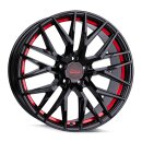 MAM RS4 7,5x17 5/108 ET45 Black Red aluminium rim