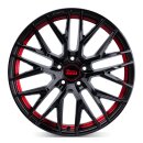 MAM RS4 7,5x17 5/108 ET45 Black Red aluminium rim