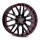 MAM RS4 7.5x17 5/108 ET45 Black Painted Red Inside Alloy rim