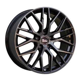 MAM RS4 8.0x18 5/108 ET45 Gunmetal Brushed Alloy rim