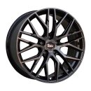 MAM RS4 8,5x19 5/108 ET45 Gunmetal Brushed aluminium rim