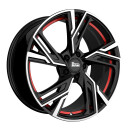 MAM RS5 7,0x16 5/114,3 ET38 Black Front Polish Red...