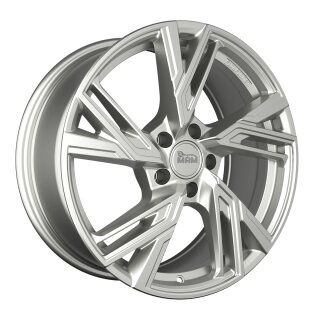 MAM RS5 8.0x18 5/100 ET38 Silver Painted Alloy rim