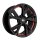 MAM RS6 7.5x17 5/100 ET35 Black Painted Red Inside Alloy rim