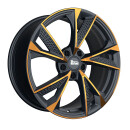 MAM RS6 8,0x18 5/100 ET38 Matt Black Front copper...