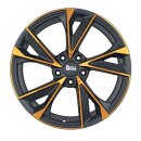 MAM RS6 8,5x19 5/108 ET45 Matt Black Front copper...