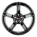 MAM W4 6.0x15 5/100 ET38 Black Painted Alloy rim